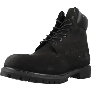 Premium 6-Inch Wide Fit black nubuck 44