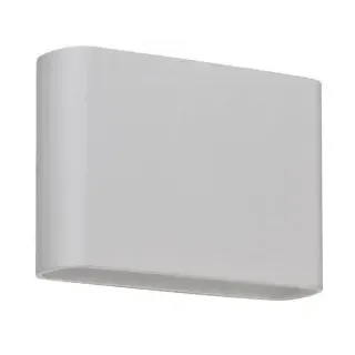 Brumberg 10045173 LED-Wandanbauleuchte 230 V AC, 50 Hz, 2 x 3, 6 W, 3.000 K, rechteckig, strukturw IP54