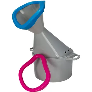 Hydas Inhalator Premium, mit zwei Soft Aufsätzen, grau