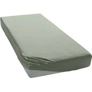 OTTO home Spannbettlaken Baumwolle-Jersey 200 x 200 cm grün
