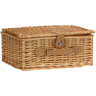 THUN, Picknickkorb aus Weide, Linie Florianne SS24, Geschenkidee, 40 x 30 x 17 cm