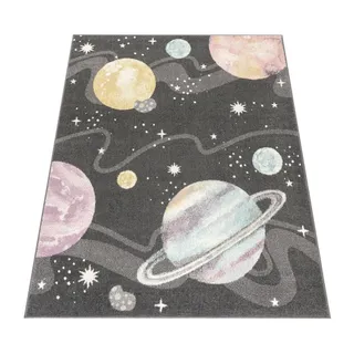 Paco Home Nino 888 Kinderteppich 160 x 220 cm Grau/Mehrfarbig