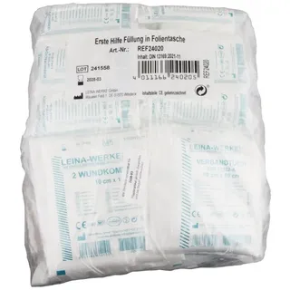 Leina-Werke REF 24020 Erste-Hilfe-Nachfllpack DIN 13169 in Folientasche