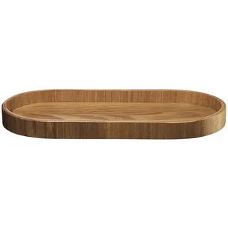 Asa Selection Tablett Wood Oval 35,5 x 16,5 cm Holz Braun M (Medium)