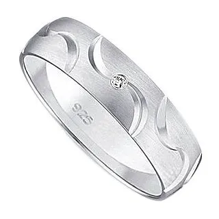 Firetti Trauring »Schmuck Geschenk Hochzeit Ehering Trauring "Ich liebe Dich"« Made in Germany, wahlweise mit oder ohne Brillant, silberfarben