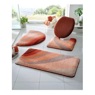 Badematte KLEINE WOLKE Gr. 6, beige (beige, terra), WC-Deckelbezug (47cm x 50cm), 1 Stk., Badematten, Badematte