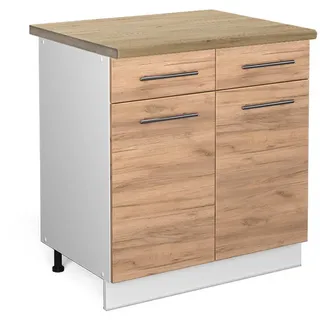 Vicco Schubladenschrank Fame-Line 80 x 82 x 60 cm Weiß