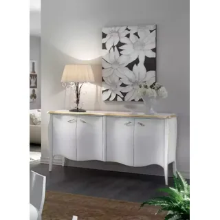 Sideboard Kommode Wohnzimmer Holz Modern Weiß Luxus Schränke Design JVmoebel - Weiß
