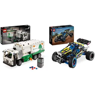 LEGO Technic Mack LR Electric Müllwagen, Müllauto-Modell für Recycling-Rollenspiele & Technic Offroad Rennbuggy, Auto-Spielzeug für Kinder