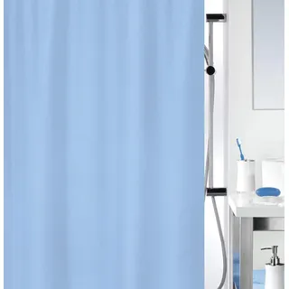 Spirella Duschvorhang Primo 180 x 180 cm blau