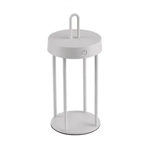 LED Akku Tischleuchte Dimmbare Nachttischlampe 2700 K IP44 Weiß Touch