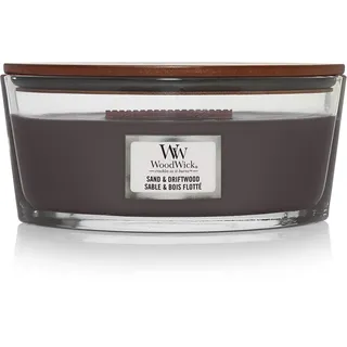 Woodwick Sand & Driftwood Duftkerze 453 g braun