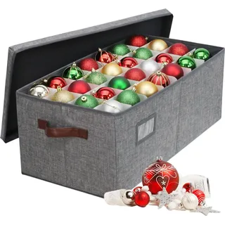 Aufbewahrungsbox für Weihnachtskugeln, bietet Platz für 96 Ornamente
