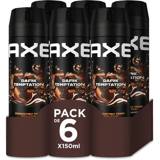 Axe Dark Temptation Deodorant 6 x 150 ml