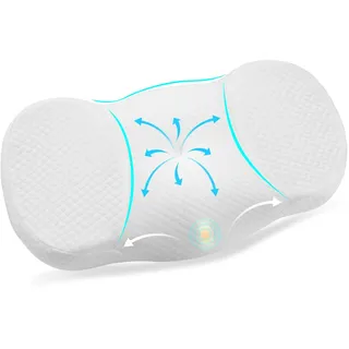 Ainiv Memory Foam Kissen Ergonomisches Kissen, Kopfkissen für Seiten, Rücken- und Bauchschläfer, Verbesserung der Schlafqualität