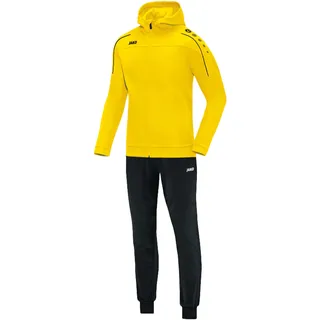 JAKO Trainingsanzug Herren & Damen Polyester Classico mit Kapuze Citro M - Jogginganzug 2-teilig für Sport und Alltag, Jogginghose & Trainingsjacke
