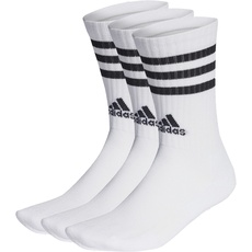 Bild 3-Stripes Cushioned Crew Socks 3er Pack white/black 49-51