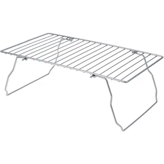 Well Home Küchenorganizer in Pulverbeschichtung, grau, 37 x 22,5 x 13,5 cm