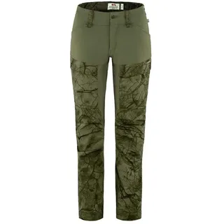 Fjällräven Damen Keb Hose, Green Camo/Laurel Green, 42/S