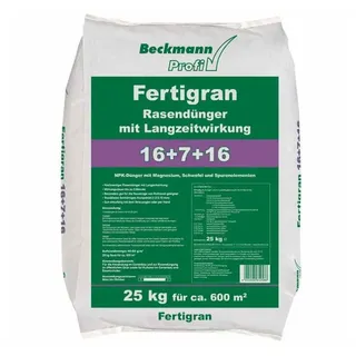 BECKMANN Rasendünger mineralisch Langzeitwirkung 25 kg