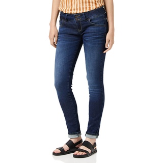 LTB Jeans Molly - dunkle Slim Jeans mit breitem 2-Knopf Bund-W30 / L32