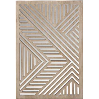 Casablanca by Gilde "Bild; Spiegel Enigma naturfarben H. 78 cm", 1 Stk. tlg., farbe bild(er): naturfarben),