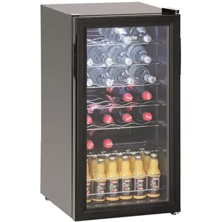 Bartscher Flaschenkühlschrank 700182G 88L G 28Fl.Doppel-Verglasung 5Ablagen, Flaschenkühler