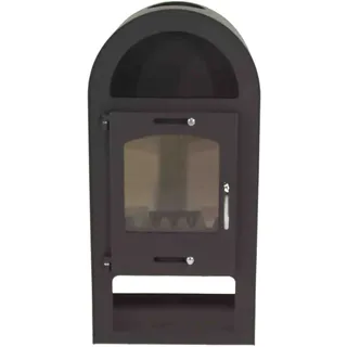 Kaminofen 9kW Holzofen Kachelofen Heizofen Ofen Kamin A+ 56311 - Schwarz