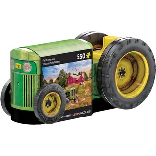 Vintage Tractor Shaped Tin 550