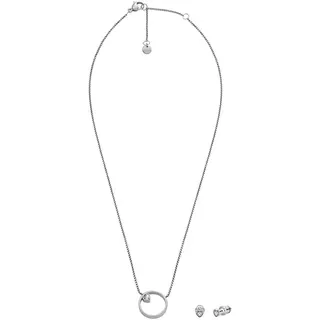 Skagen Damen-Geschenkset Kariana Kette Ohrringe Glitz Heart, SKJB1016SET