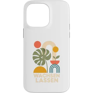 Hülle für iPhone 14 Pro Max Monstera Deliciosa I Tropische Zimmerpflanze Topf Zucht