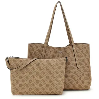 GUESS Shopper Brenton Tote Latte Logo