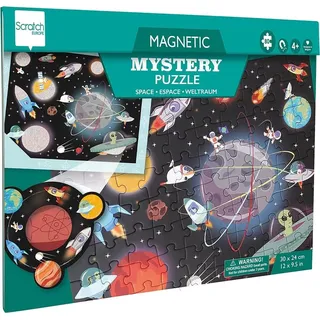 Scratch Magnetisches Entdeckerpuzzle Weltraum,