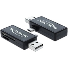 Bild Micro USB OTG Card Reader + USB A Stecker