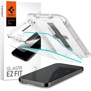 SPIGEN Glas.tR EZ Fit 2 Stück, iPhone 14 Pro Max