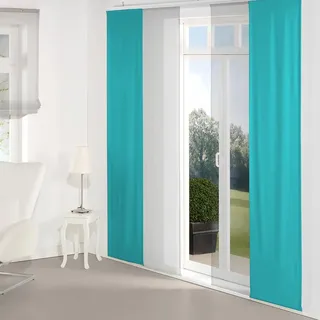 Wirth Schiebegardine »Dim out« Paneelwagen 1 Stk. tlg. inkl. Beschwerungsstange, blau