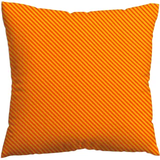 Schlafgut Kissenbezug "Premium Kissenbezug Woven Fade Satin (1 St)" Ton-in-Ton Reißverschluss, Fadendichte von 300tc, Streifen, OEKO Tex, gelb deep, rot mid