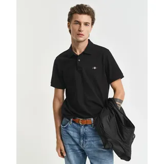 GANT Reg Shield Kurzarm-poloshirt Black L