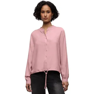 Street One Damen Melange Bluse mit Rüschen