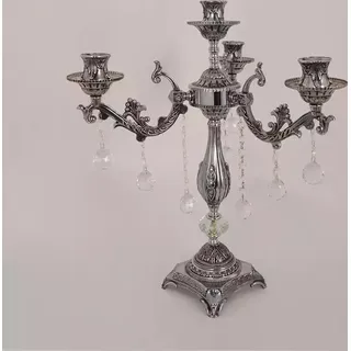 Tischlampe Nachttischlampe Leuchte LuxusTischlampe Wohnzimmer silber