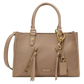 Marc O'Polo Leder Handtasche Umhängetasche Phili Shopper Earthy Taupe beige - Beige