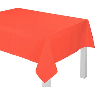Tischdecke WIRTH "WirthNatur" Gr. 4, rot, B:130cm L:190cm, Baumwolle, Tischdecken, Tischdecke