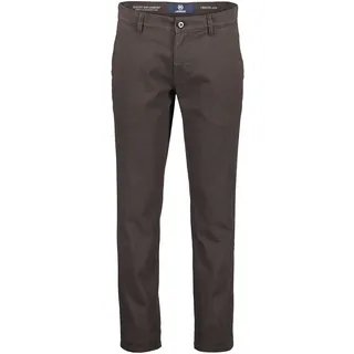 Chinohose LERROS "Chino mit Stretchanteil, Comfort Fit", Herren, Gr. 32, Länge 34, grün (aged olive), 98% Baumwolle, 2% Elasthan, Hosen Chinohose, Bequeme Herren Chinohose mit Stretch, bequem für Alltag und Büro