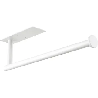 Gewtur Küchenrollenhalter Weiß, Küchenrollenhalter Ohne Bohren, Küchenroller Halter Wand Edelstahl für Küche,Speisekammer,Waschbecken,Badezimmer