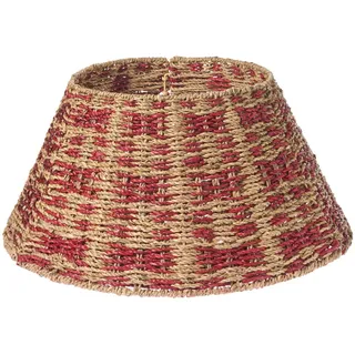 Beliani Weihnachtsbaumkragen 25 cm Naturfarben Neige , Naturmaterialen , Rund , 25 cm , Dekoration, Weihnachtsdekoration, Christbäume & Zubehör