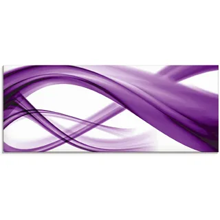 Artland Glasbild »Abstrakte Komposition« Gegenstandslos 1 Stk. tlg. in verschiedenen Größen, lila