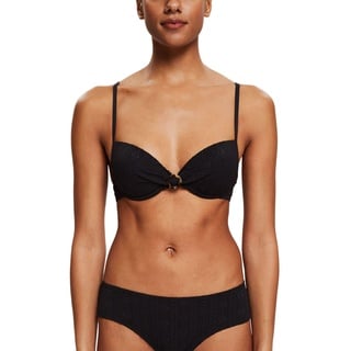 ESPRIT Bodywear Damen Shelly Beach Push up Bikini, Black, 38 C