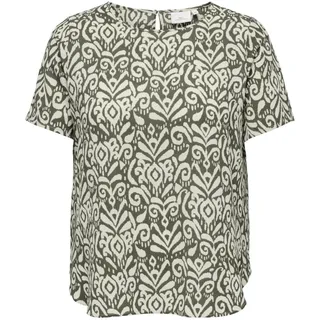 ONLY CARMAKOMA Shirtbluse Carvica Grün 50