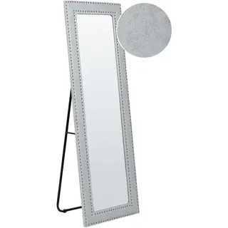 Beliani Standspiegel Locronan 50 x 150 cm Grau