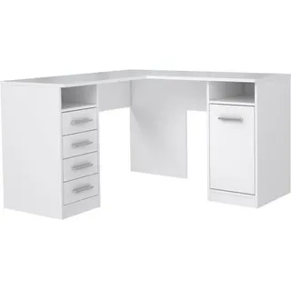 OEM Eckschreibtisch NET 106 Weiß